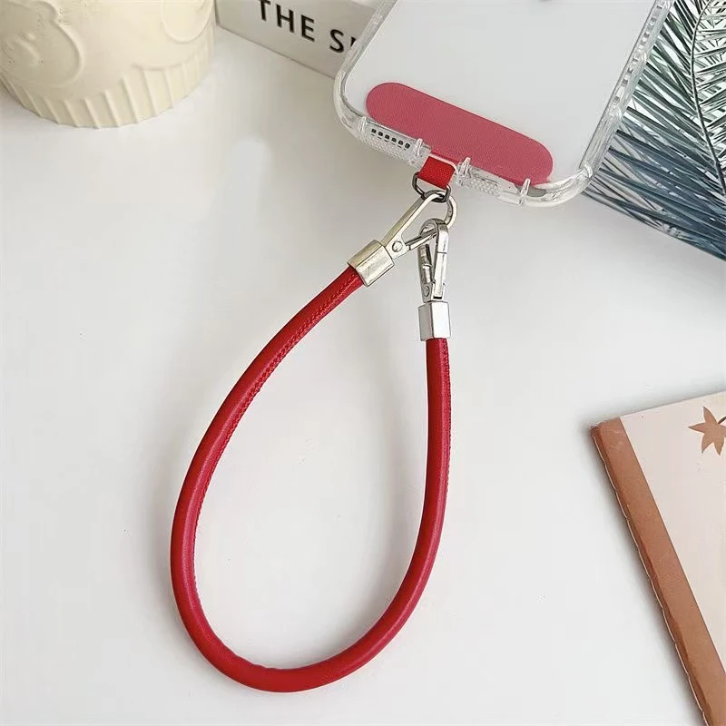 

Fashionable Leather, Universal Lanyard For Mobile Phones, Wrist Short Lanyard, key Bag, Multi-Purpose Anti-Loss Lanyard