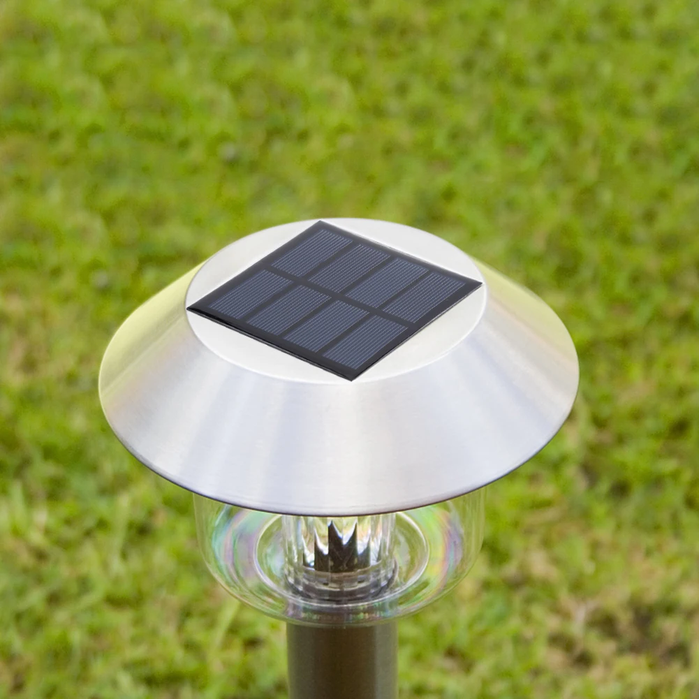 3W 2V Outdoor Solar Panels Polycrystalline Solar Portable Charging Panel Scratchproof Courtyard Lighting for 1.5V-2V Batteries