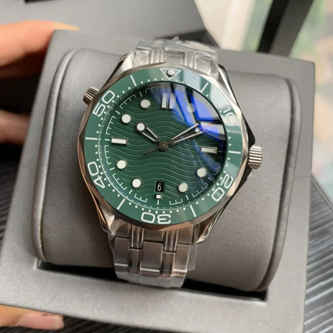 الرجال الساعات الميكانيكية التلقائية الفولاذ المقاوم للصدأ سوار عارضة التقويم الأسود الأزرق السيراميك ساعة اليد حسب الطلب