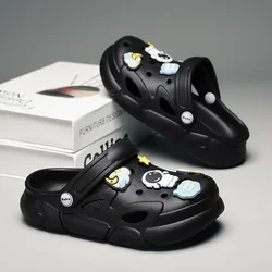 2023 Nieuwe Meisjes Klompen Kindersandalen 6-12 Jaar Kinderen Casual Zomerschoenen Sport Zachte Dikke Zool Slippers Voor Meisje