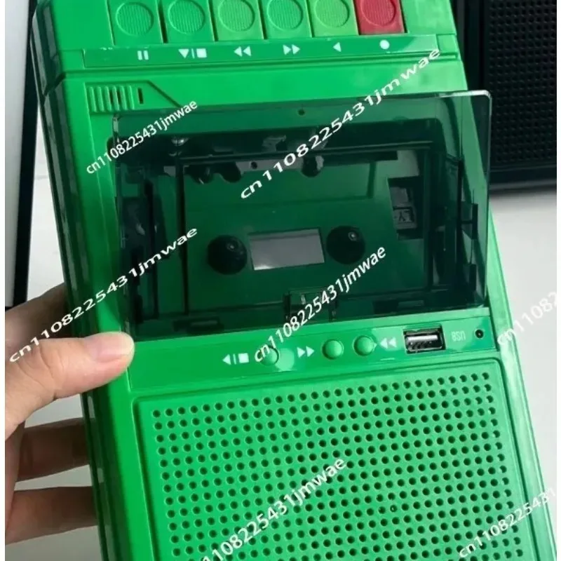 Portable Cassette Player Bluetooth USB Flash Drive Retro Portable Audio Transcribing Cassette Tape