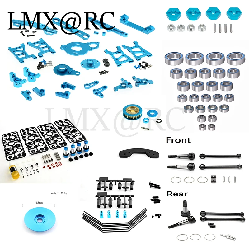 TAMIYA XV01 Metal Upgrade Parts Swing Arm Shock Mount Steering Cup CVD Gear For 1/10 TAMIYA XV-01