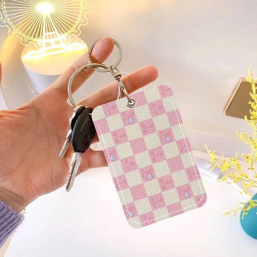 My F-Friend Pink Rabbit Funny Access & Meal Card Holder Keychain Credit ID Bank Card Protective Case Keychain Pendant Fashion