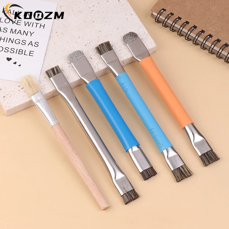 Double Headed Safe Clean Brush For Mobile Phones Motherboard Circuit Board PCB Welding Pad Stiff Brush Oil Flux Clean Tools