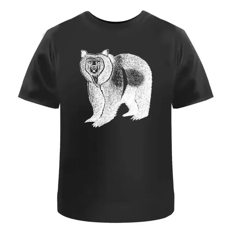 Grizzly Bear' Cotton T Shirt Ta020413