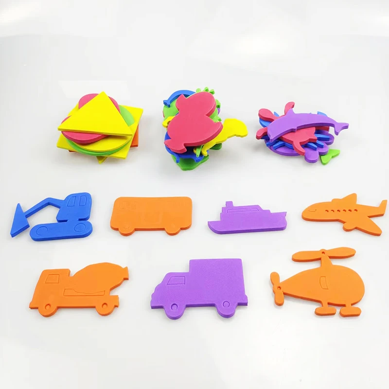 Alphanumeric Letter  Animals Bathroom Toys Bathtub Soft EVA Kids Baby Early Education Learning Foam Bubble Water buble Float Toy