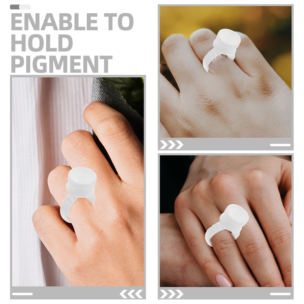 

200 шт., кольцевые чашки, клеевые чашки, держатели для ресниц, принадлежности, кольца для хранения, наращивание, пигментные чернила для татуировки, профессиональный салон красоты