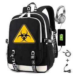 Umbrella Corporation Backpack for Men Print Biohazard Kids School Laptop Bag Women Functional Back Pack Boys Girls