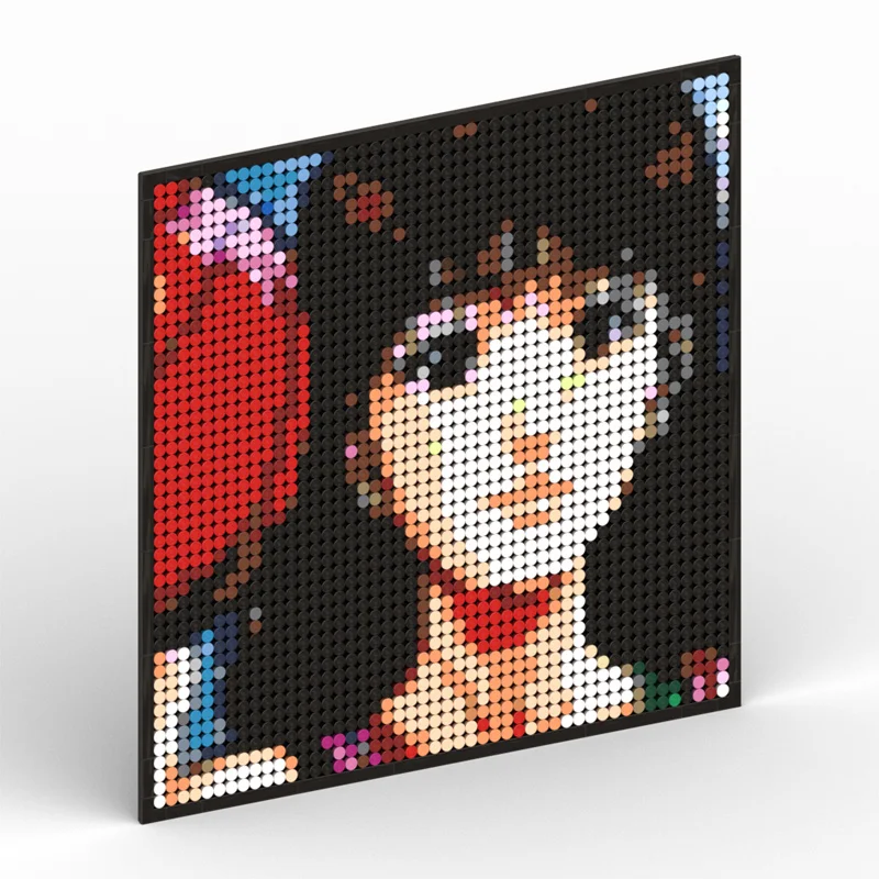 

Slam Dunk Anime Figures Sakuragi Hanamichi Haruko Akagi Blocks Brick Pixel Art Decoration DIY Toy Kid Christmas Birthday Gifts