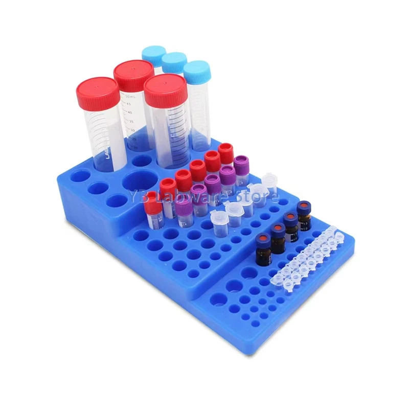 1Pcs Lab PlasticTrapezoidal Multi-purpose Centrifuge Tube Holder, Multi-layer Freezing Tube Rack