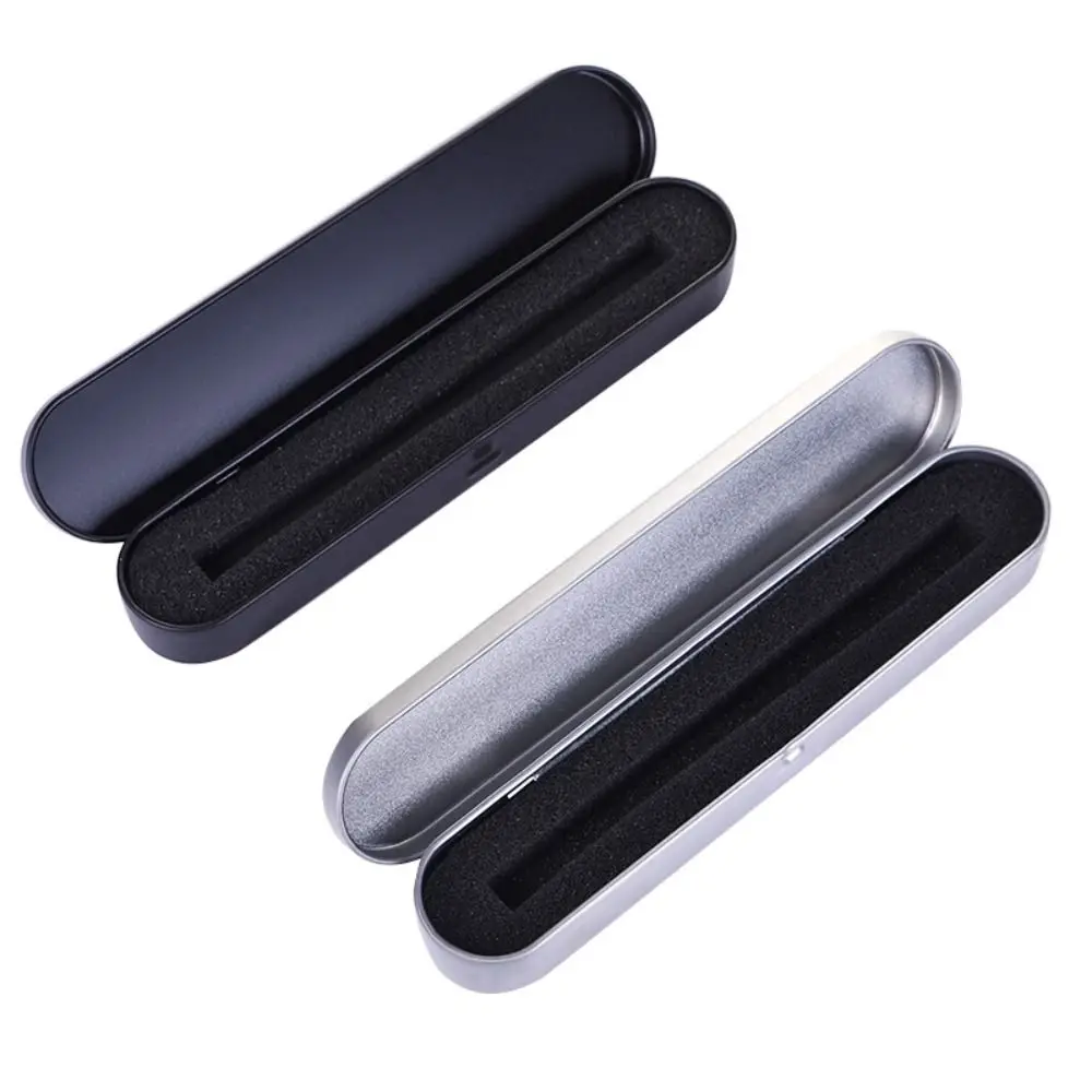 Personalized Metal Rectangular Tinplate Box Stationery Gift Pen Case Pen Box Office
