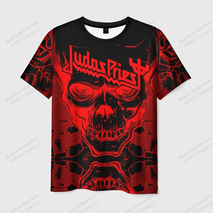 2026 New Rock Band Judas Priest Tour 3D Print T-shirt Men Women