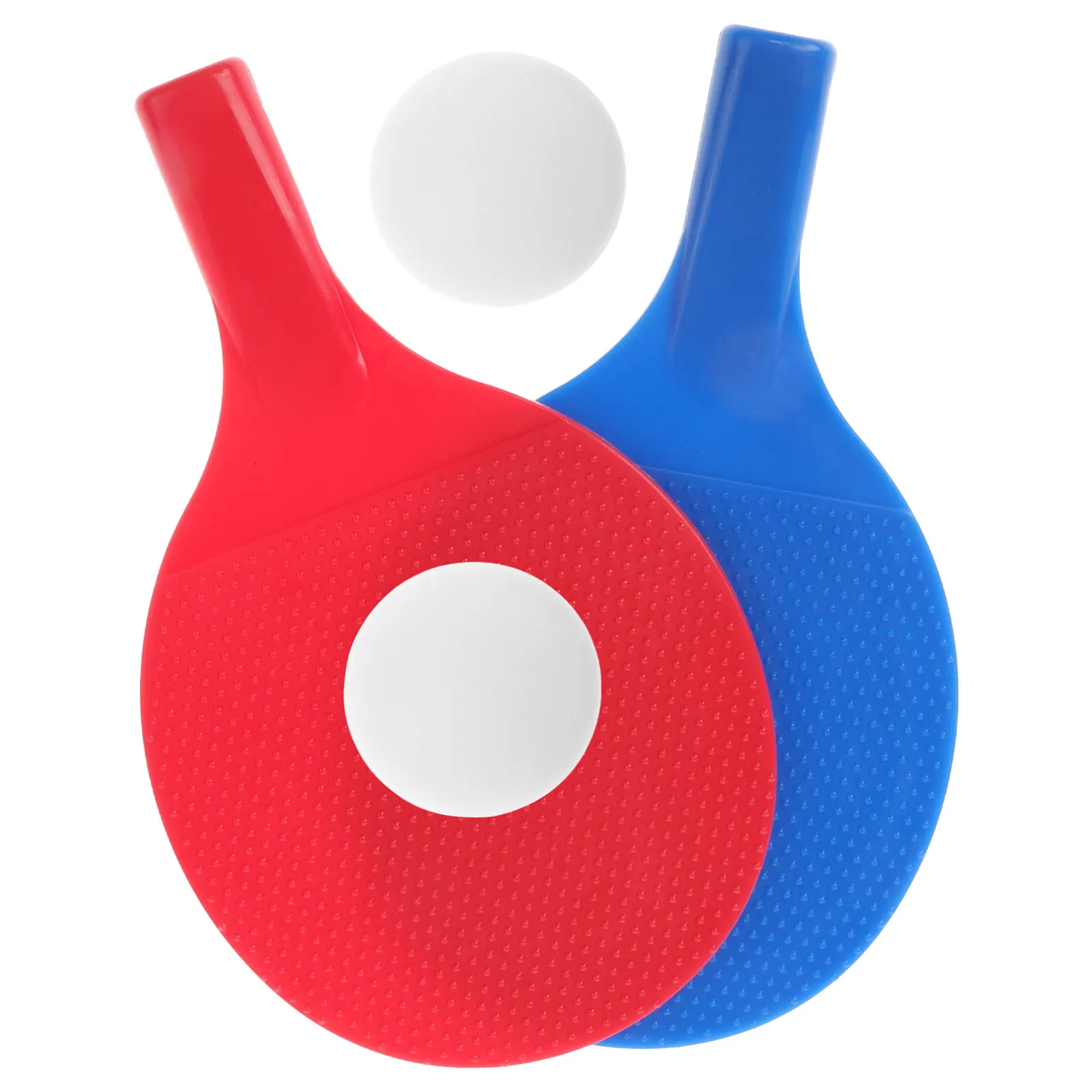 

1Set Table Tennis Paddle Lightweight Plastic Racket Portable Non-Skid Playing Ball Kit Training Sports Outdoor Indoor