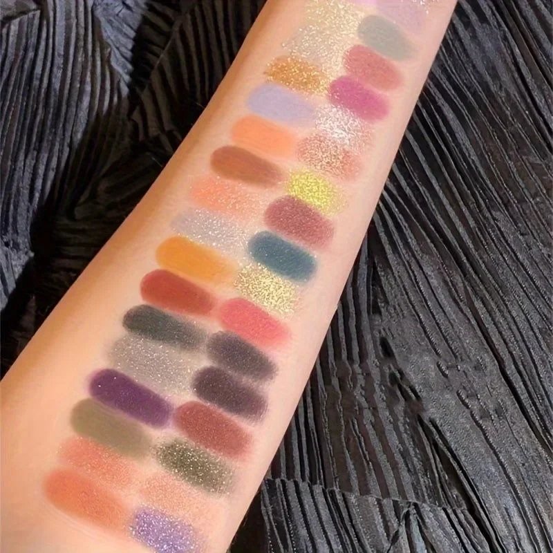 Paleta Cieni do Powiek 40 Kolorów Utopia Queen, Odcienie Ziemi, Perłowe, Matowe, Błyszczące, Brokatowe, Perłowe, Długotrwałe, Z Połyskiem, Makijaż