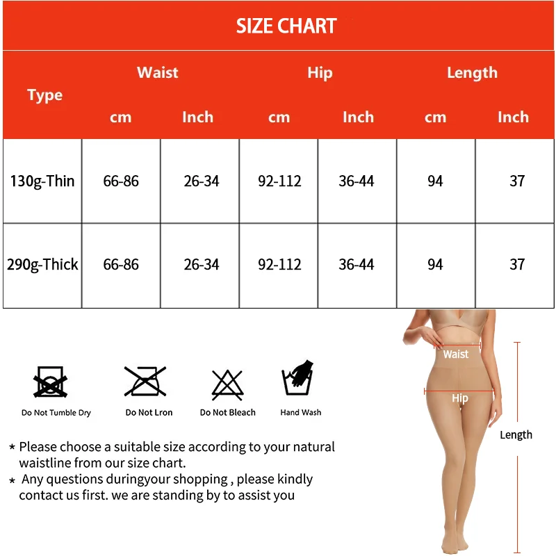 Winter Women Sexy Pantyhose High Waist Thermal Fleece Tights Translucent Fake Stockings Warm Legging Soft Shaping Sock Pants