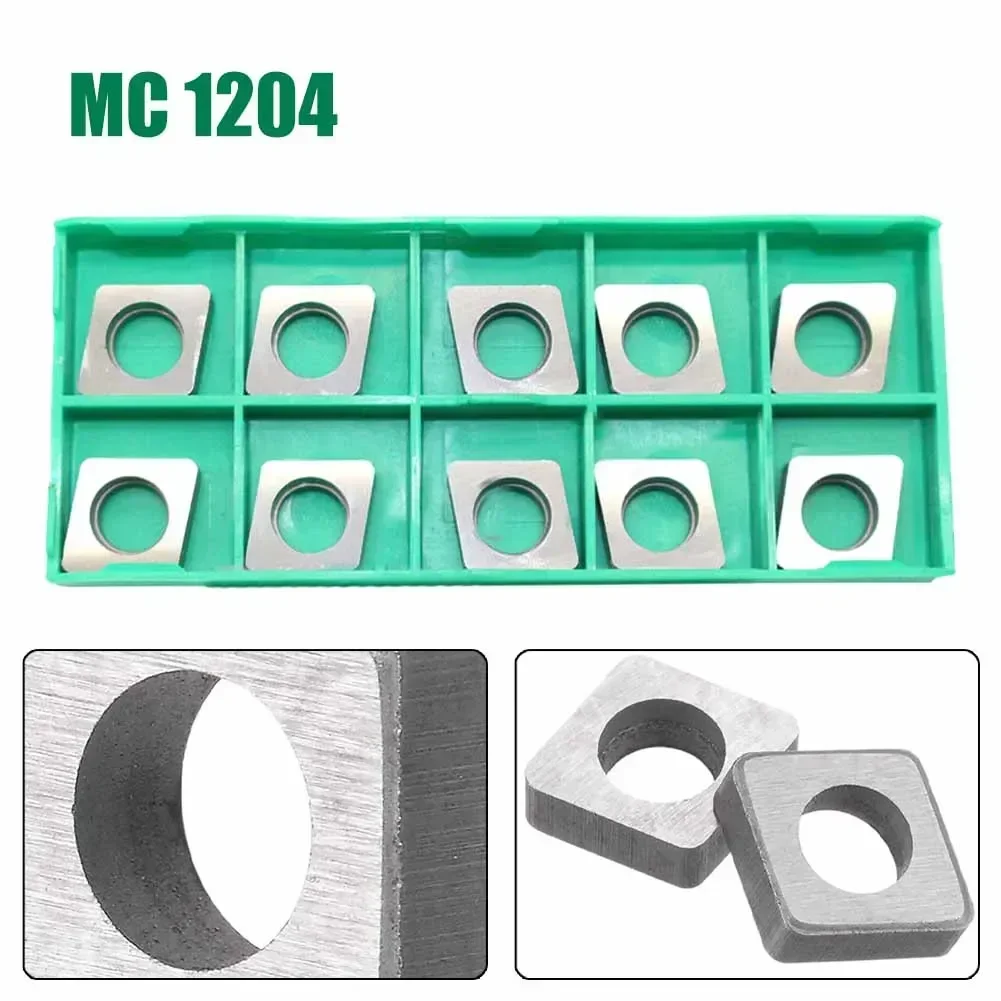 10 PCS MW0804 MS1204 MC1204 Turning Tool CNC Carbide Insert Blade Shims Carbide Shim Trigon Workshop Turning Tools Accessories