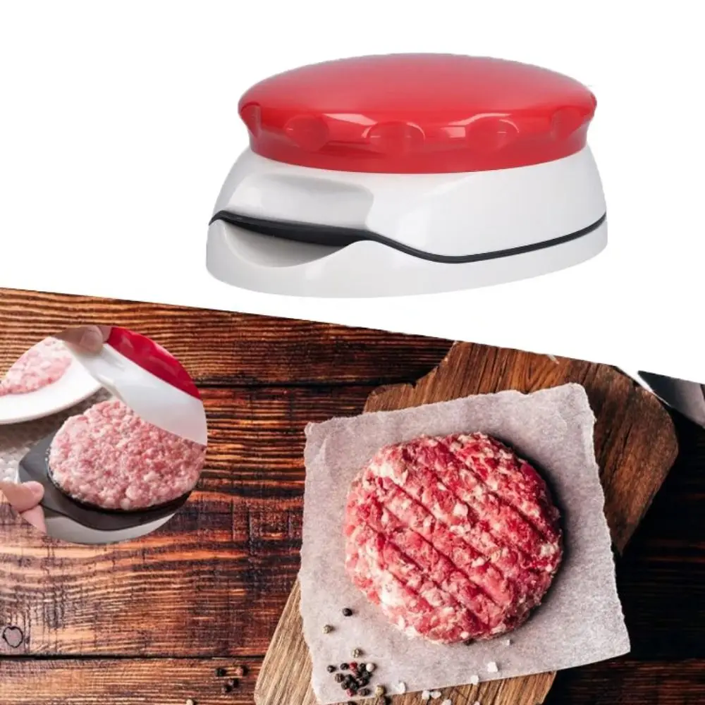 

Portable Adjustable Hamburger Patty Maker Manual Round Burger Meat Press DIY Non-stick Patty Press Mold Barbecue