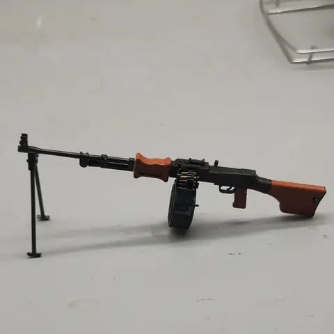 3D Printed 1/6 Scale Soviet RPD LMG Model Precise Replica Miniature Toy Gun for Action Figure Desktop Display