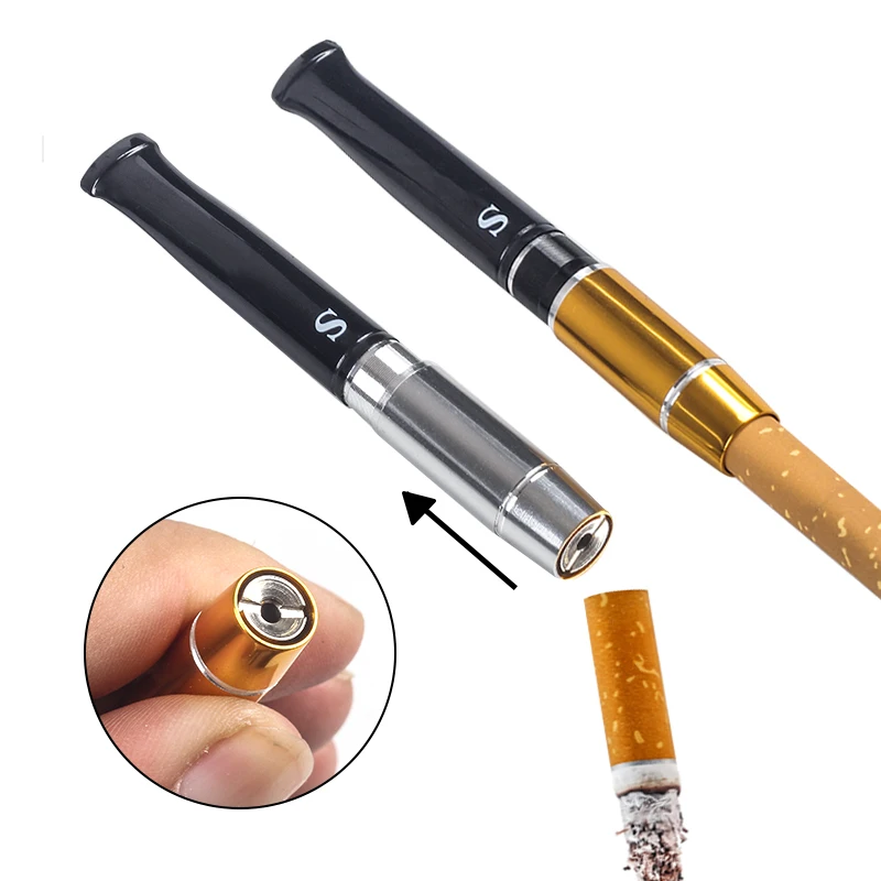 Reusable Smoking Cigarette Holder, Reduce Tar Smoke, Tobacco Filter, Smoking Accessories, Sd-21, 2 Pcs Per Lot