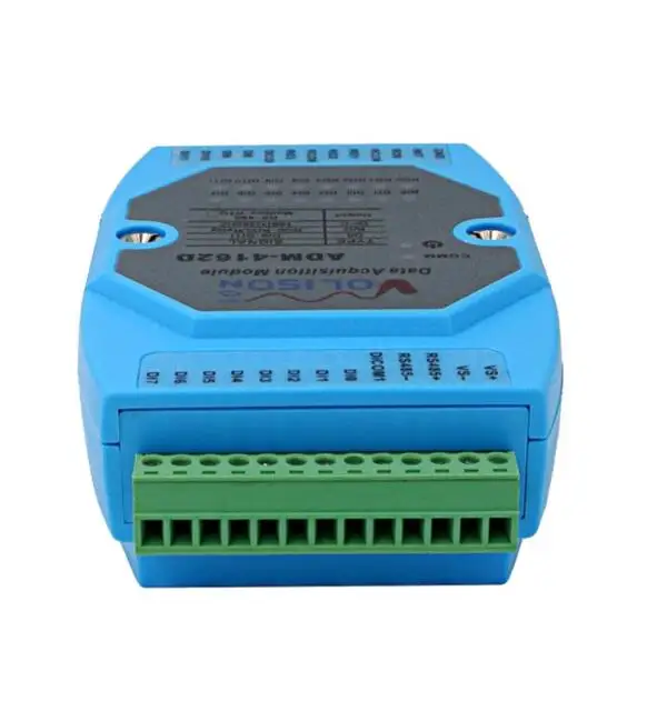 ADM-4162D 12 웨이 스위치 수량 획득, DI/DO 4 도로 릴레이 출력 제어 모듈, MODBUS RS485 통신