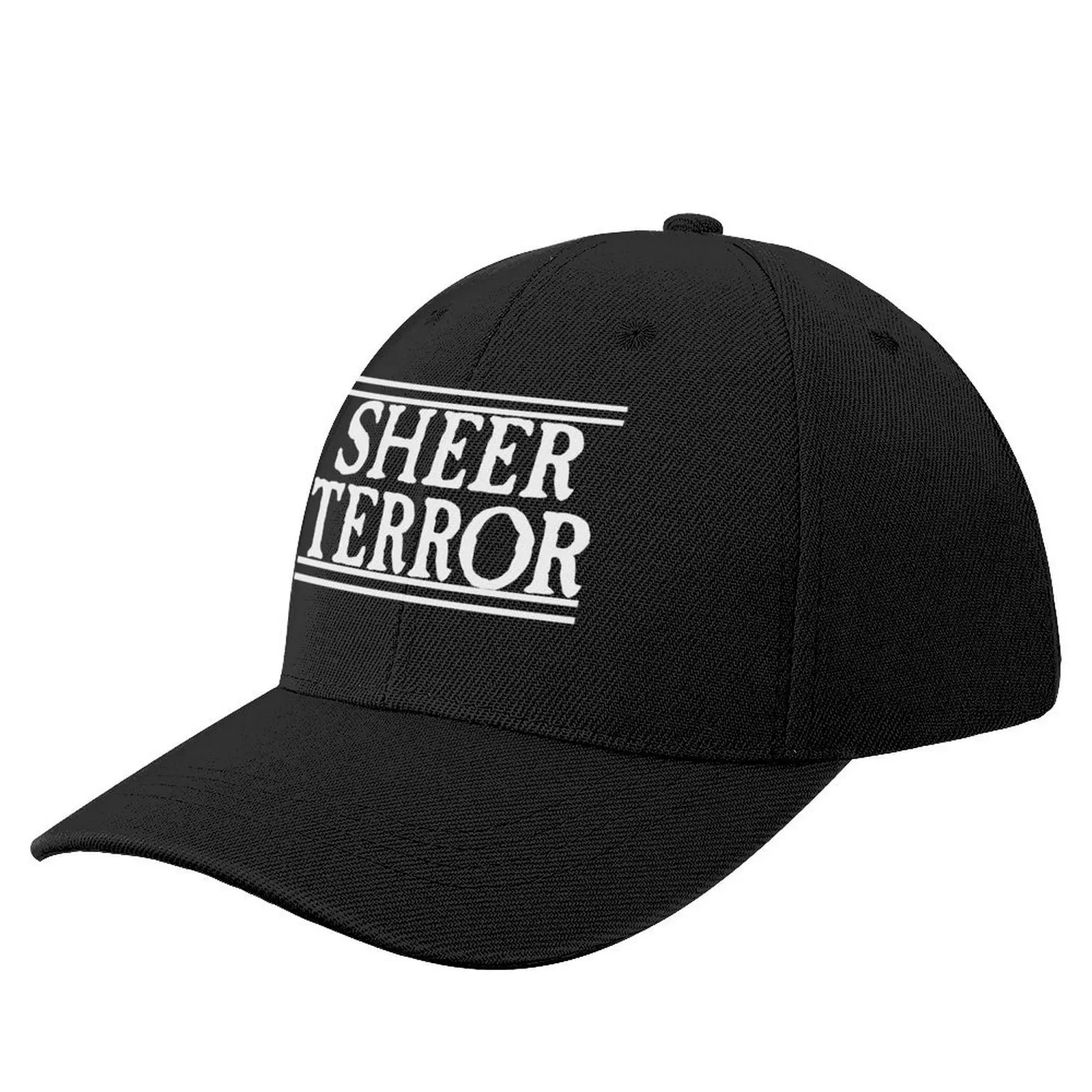 Sheer Terror White Font Baseball Cap Anime Hat Trucker Hat Golf Hat Man Mens Women's