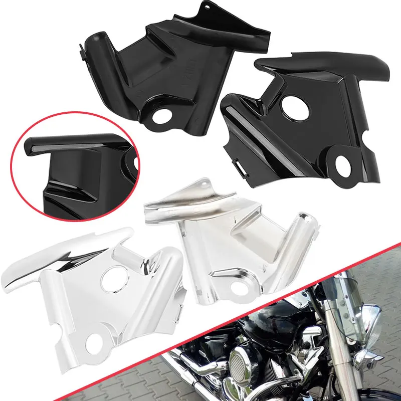 

Motorcycle ABS Front Frame Side Guard Neck Protection Cover Accessories For Yamaha Vstar Xvs1100 1100 1999-2011
