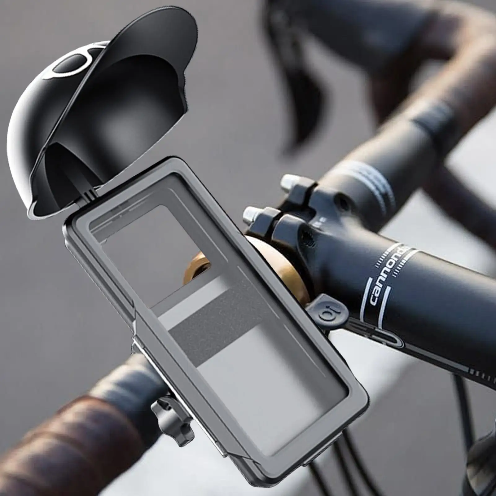 

Подставка для телефона на мотоцикле с солнцезащитной шляпой, навигационная подставка для электромобиля, крепление для мобильного телефона для велосипедов, скутеров