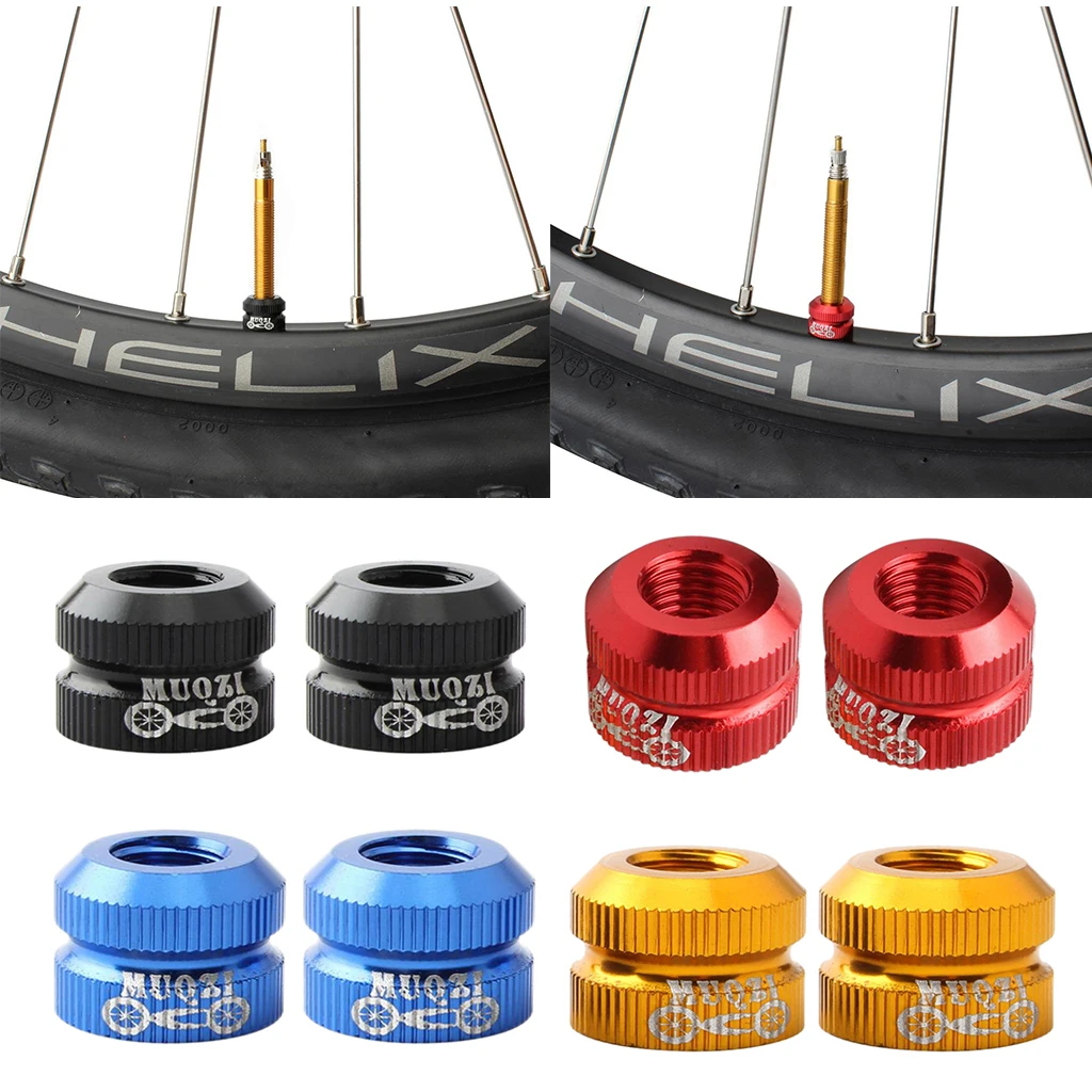 Bike Vacuum Tire Law Mouth Nut Bicycle Tire Inner Tube Valve Caps Valve Inner Nozzle & Vacuum Tire Nozzle Lock Nut Replacement