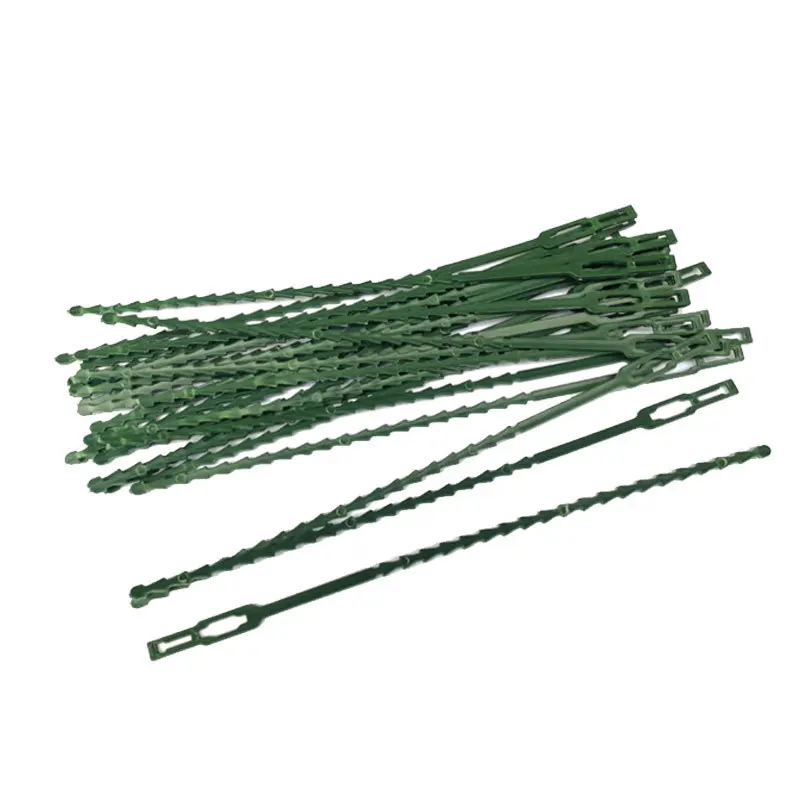 13/17/23cmAdjustable Plastic Plant Cable Ties Reusable For Garden Supplies Tree Climbing Support Plant Vine Stem Clip Ribbon