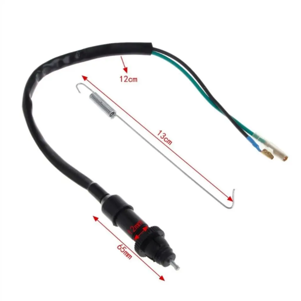 Universal Rear Brake Light Switch Wire Spring Accessory for Off Road Motorcycle Scooter ATV Upgrades