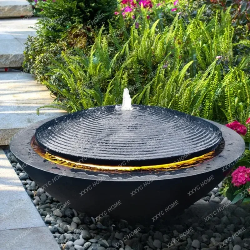 XX Fountain waterscape flowing water ornaments garden courtyard simple modern creative villa ground decoration ornaments