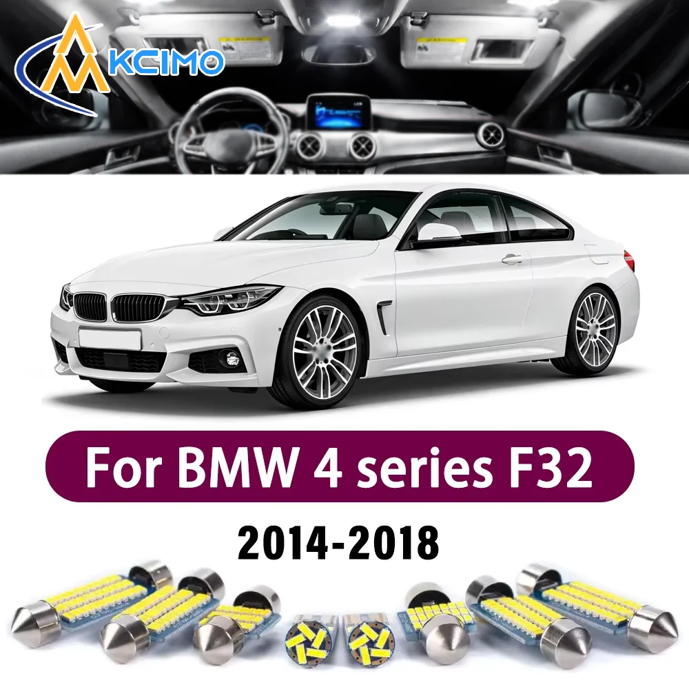

Super Bright LED Interior Lamp Kit For BMW 4 series F32 F33 F36 425 428 2014-2018 Error Free Canbus Reading Mirror Light Bulbs