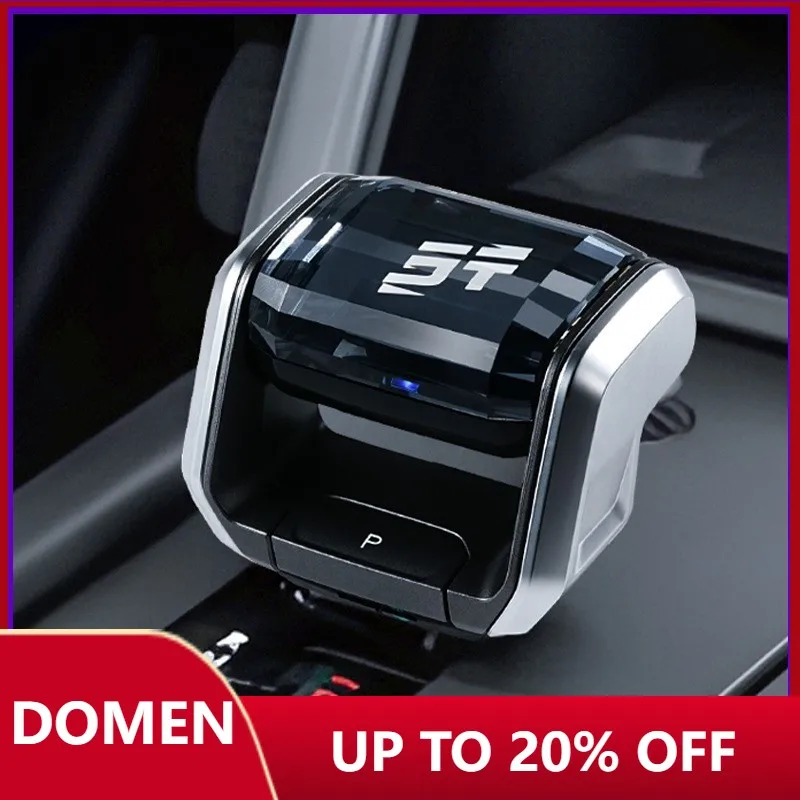 

Synthetic Crystal Gear Holder For Chery Jetour Traveller T2 2023 2024 Car Crystal Handle Gear Shift Knob With Blue light