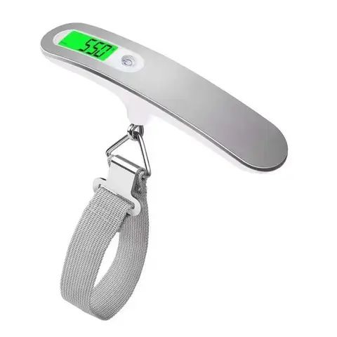 50kg X 10g Digital Luggage Scale Portable Electronic Scale Weight Balance Suitcase Travel Hanging Steelyard Hook Scale