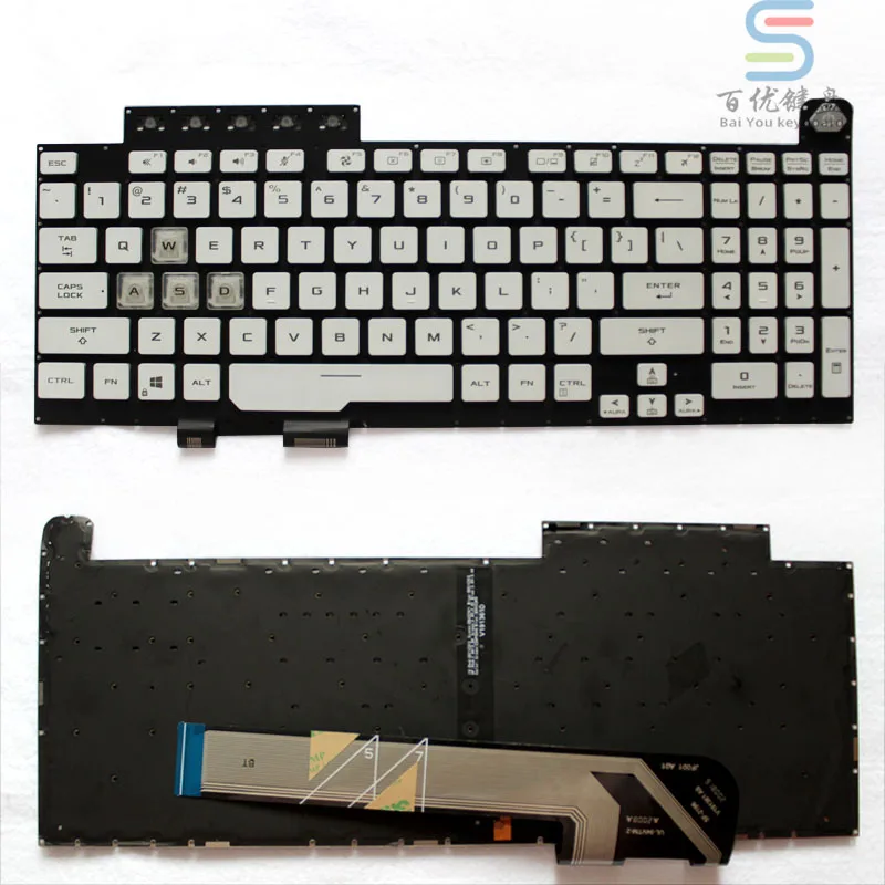 For ASUS Flying Fortress 8 / 9 FA506H FX506 FX706L FA706 Notebook Keyboard Choice 1 / 2 Keyboard