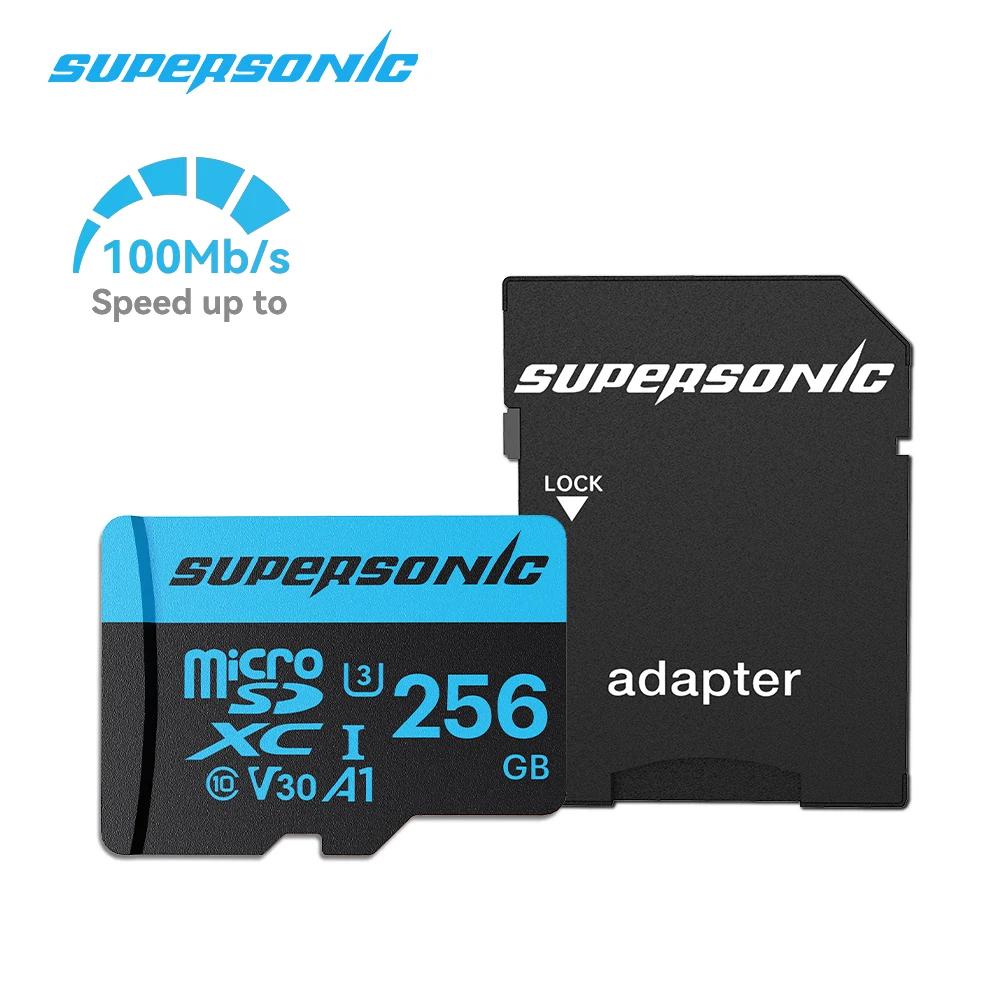 

Высокоскоростная карта памяти Supersonic Mini SD 256 ГБ Class 10 MicroSD TF флэш-память USB-карта 32 ГБ 64 ГБ 128 ГБ для смартфона