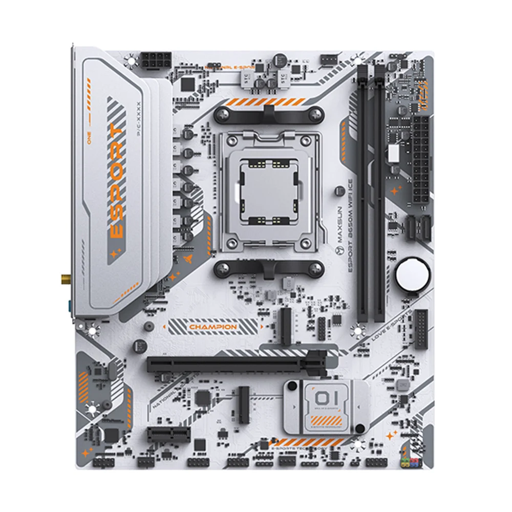 Maxsun-マザーボードb650mesport b650m, wifi, ice amd b650,5600-8000