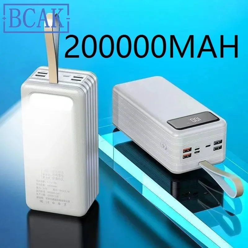 80000mAh Large-capacity Charging Treasure  60000 Digital Display 5w Fast Charging Outdoor 100000 Mobile Power Gift Wholesal