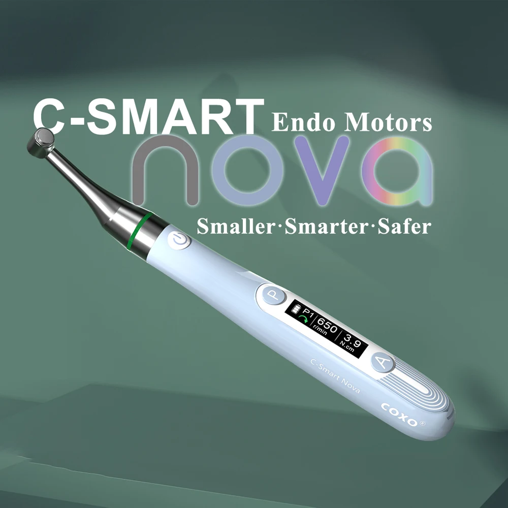 Dental C-Smart Nova Wireless Endo Motor 5 Programs Root Canal Treatment Endodontic Motor OGP Mode Dental Instrument