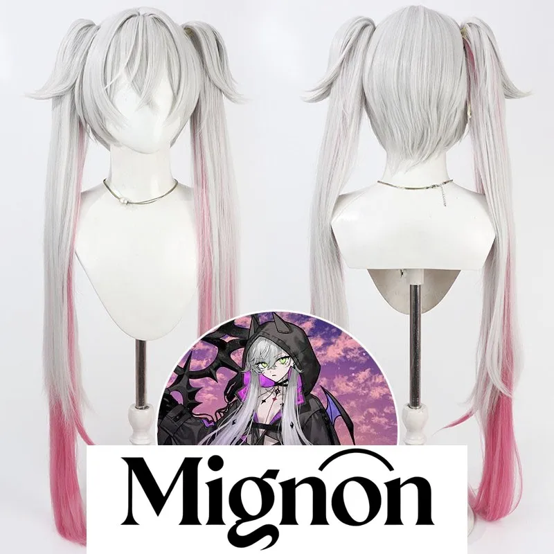 

Mignon Fate Grand Order Lilith Cosplay Wig Detachable Twin Tails Gradient Simulated Scalp