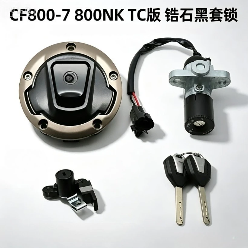 For CFMOTO 800NK CF800-7 TC Version Ignition Lock Fuel Tank Lock KEY Switch Kit