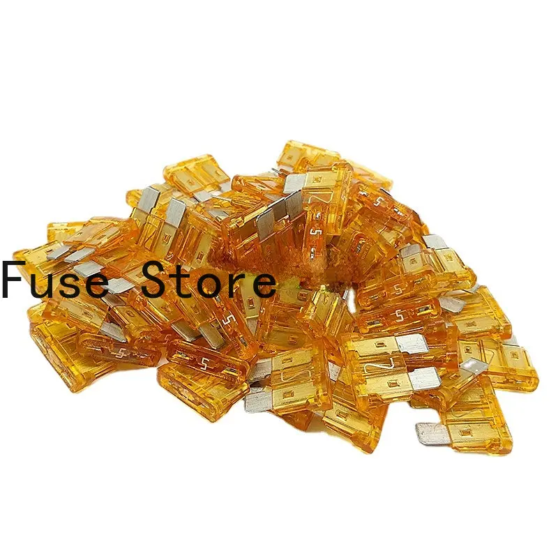 10PCS Imported Medium Size Plug-in Automotive Fuse/piece 0257005.PXPV 257 5A Original