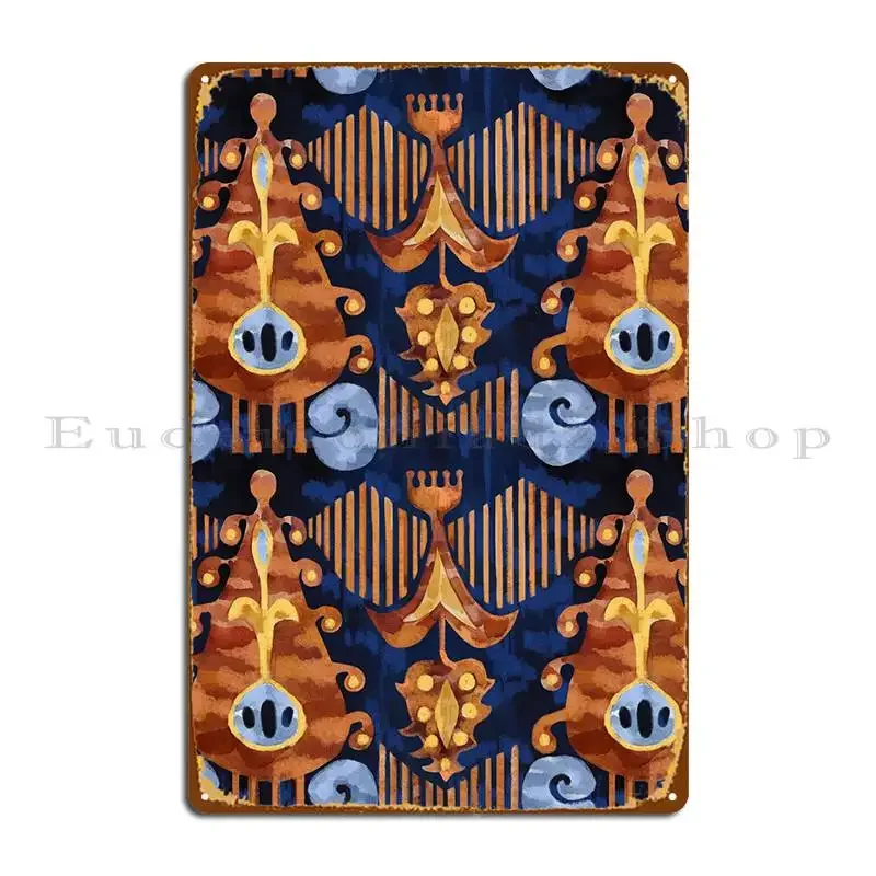 Balinese Pattern 06 Metal Plaque Poster Retro Garage Decoration Wall Decor Designer Sign Tin Sign Poster