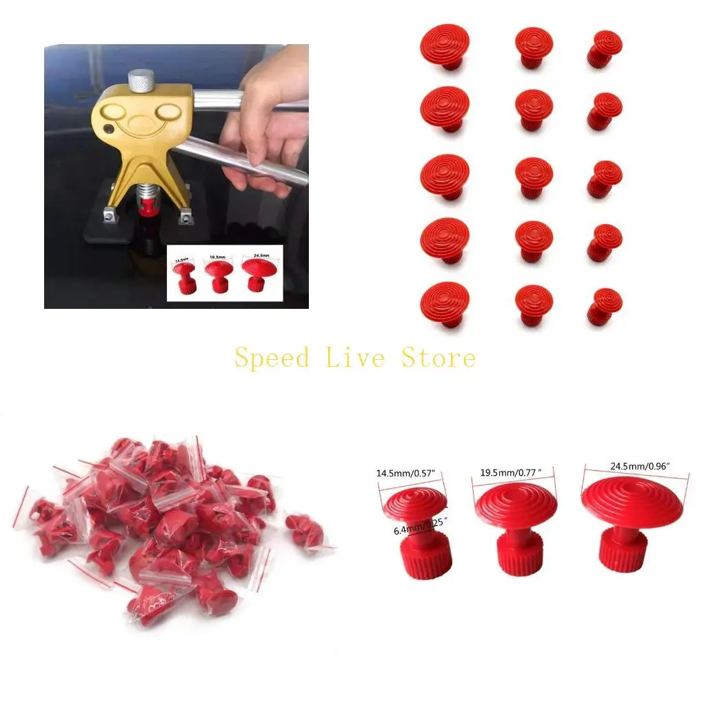 

547C 3 Pack Car Dents Repair Gasket Washer Automobile Sheet Dent Removal Repair Tool