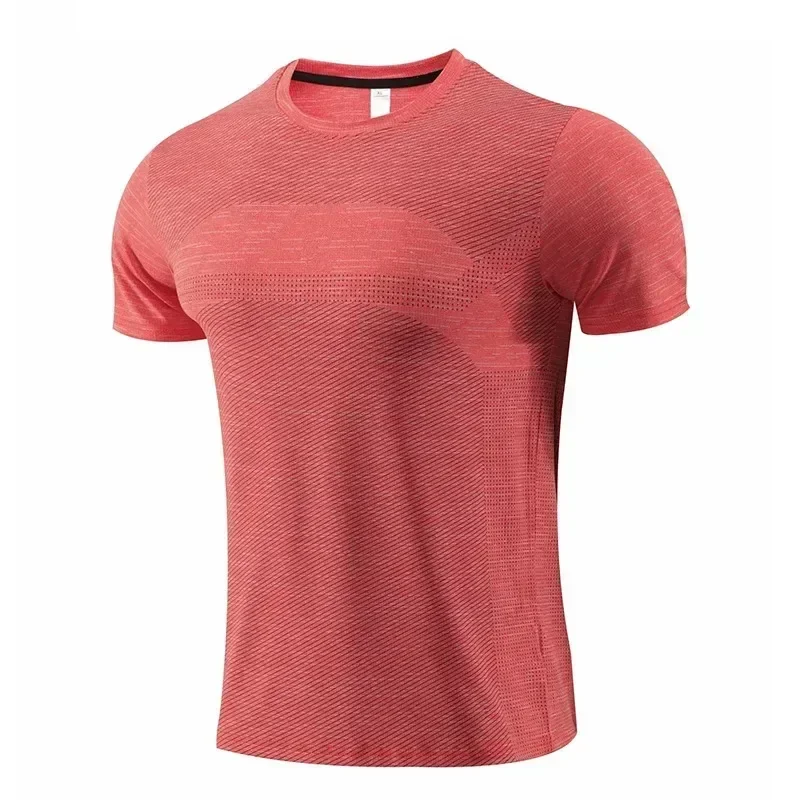 Limão-Men's Quick Dry Respirável Manga Curta Esporte T-Shirt, Ginásio Jerseys, Treinador De Fitness, Correndo T-Shirt, Sportswear