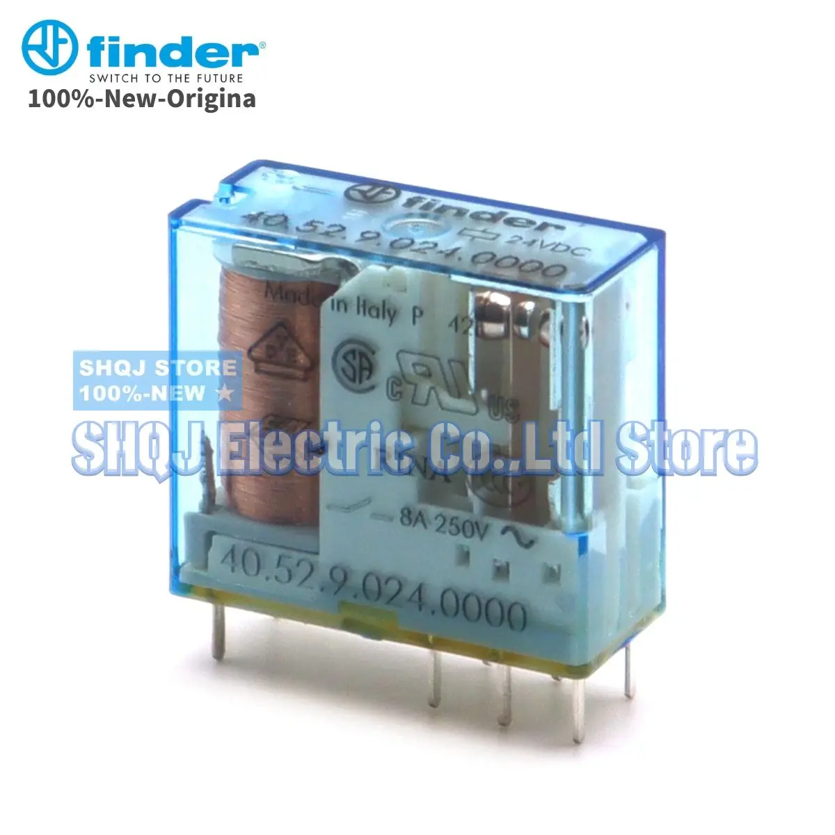 FINDER 100%-NEW 40.52.9.024.0000 RELAY 1PCS 40.52 24VDC 8A 8PIN 2CO original