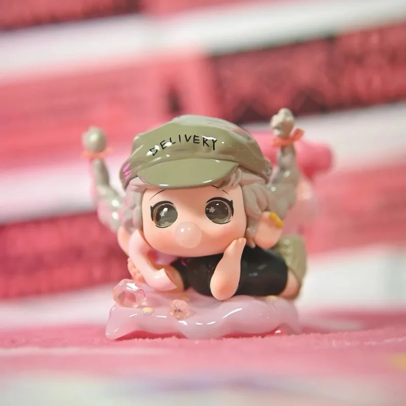 Echte All Pink Day Oona V2-serie Blind Box Trendy Model Mooie Desktop Ornament Mystery Box Collection Beeldje Verrassingscadeau