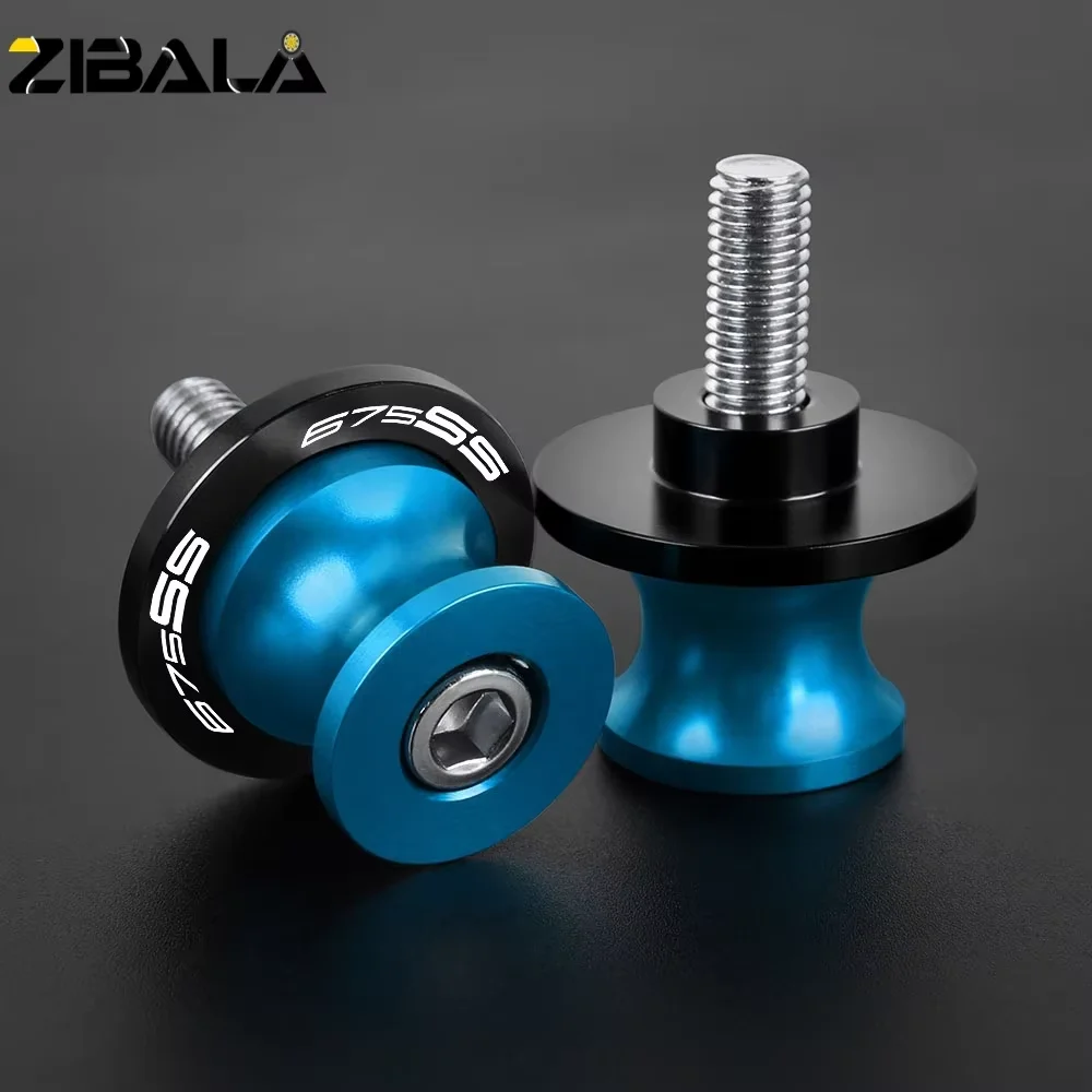 

FOR CFMOTO CF MOTO 675SS 675 SS 675 2024 2025 2026 SS675 Motorcycle Accessories 10MM Rear Swingarm Spools Stand Screws Sliders