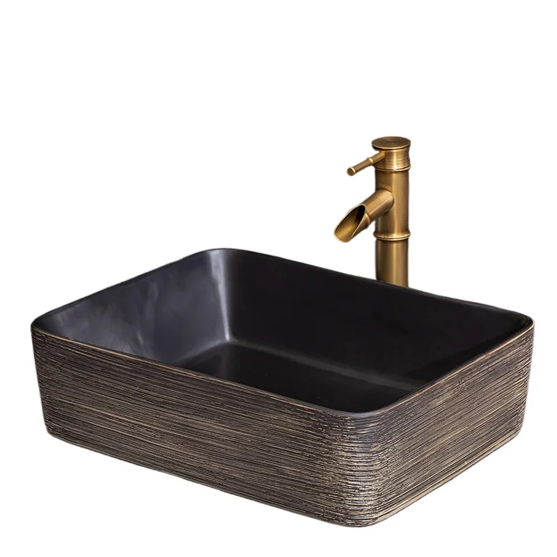 

Бытовой умывальник для ванной комнаты, умывальник для отеля, раковина для балкона, керамическая китайская раковина на столешнице