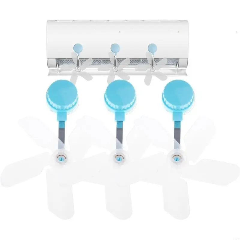 J6PE تدفق الهواء دليل مروحة تكييف الهواء المنحرف الوقاية من مكثف الهواء الزجاج الأمامي لاستخدام المكتب لاستخدام المكتب